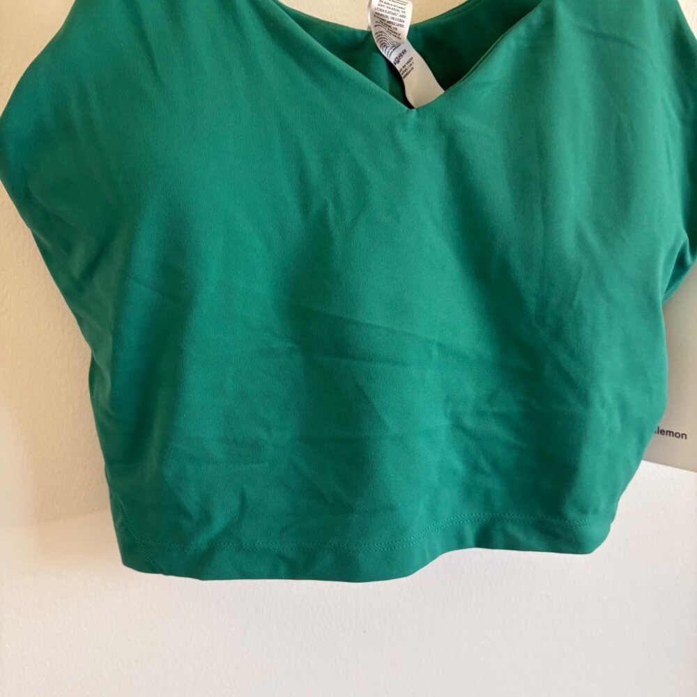 Lululemon Athletic Align Nulu Tank Top Cascade Green NWT Women’s Size 14 - Picture 4 of 8